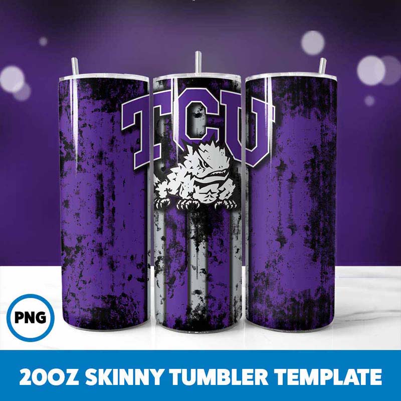 TCU Grunge Tumbler Wrap