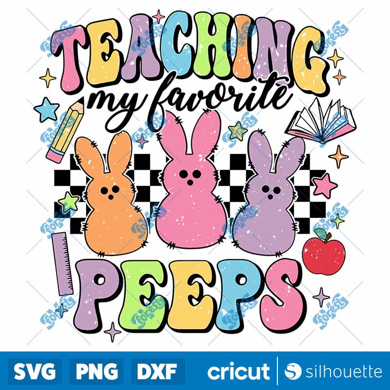 Teaching My Favorite Peeps SVG