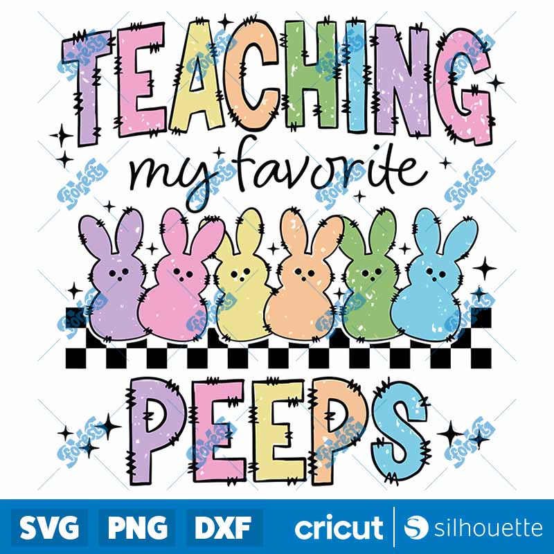 Teaching My Favorite Peeps SVG