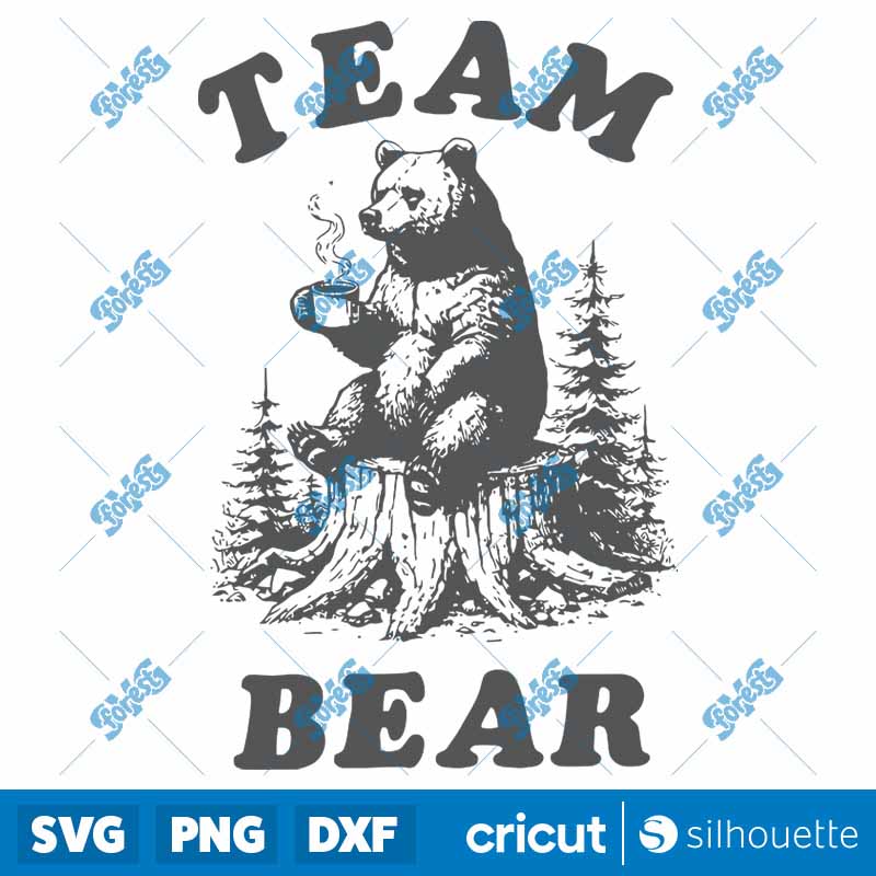 Team Bear Funny Feminist SVG