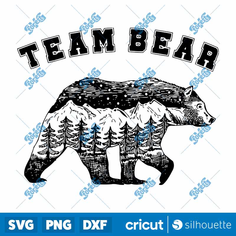 Team Bear I Choose the Bear
  Tik Tok Trend SVG