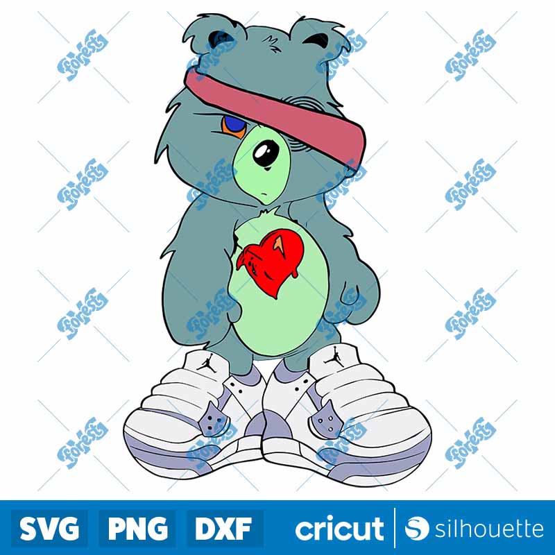 Teddy Bear Heart Break SVG