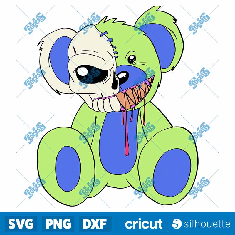 Teddy Bear X Horror SVG