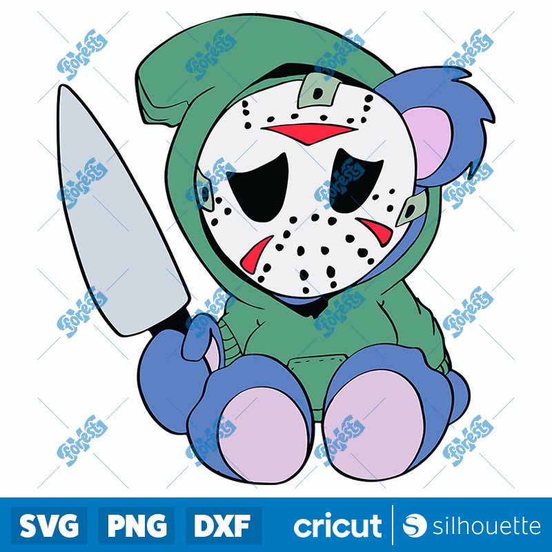 Teddy Bear x Jason VOORHEES
  SVG