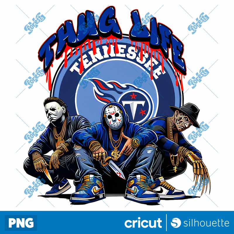 Tennessee Titans Thug Life
  Horror NFL Football PNG