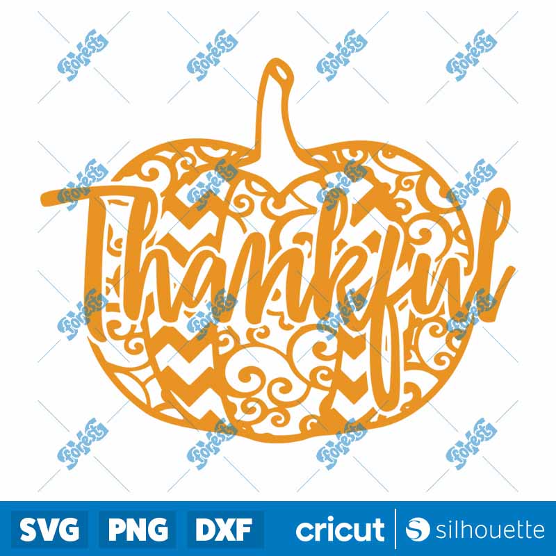 Thankful Pumkin SVG