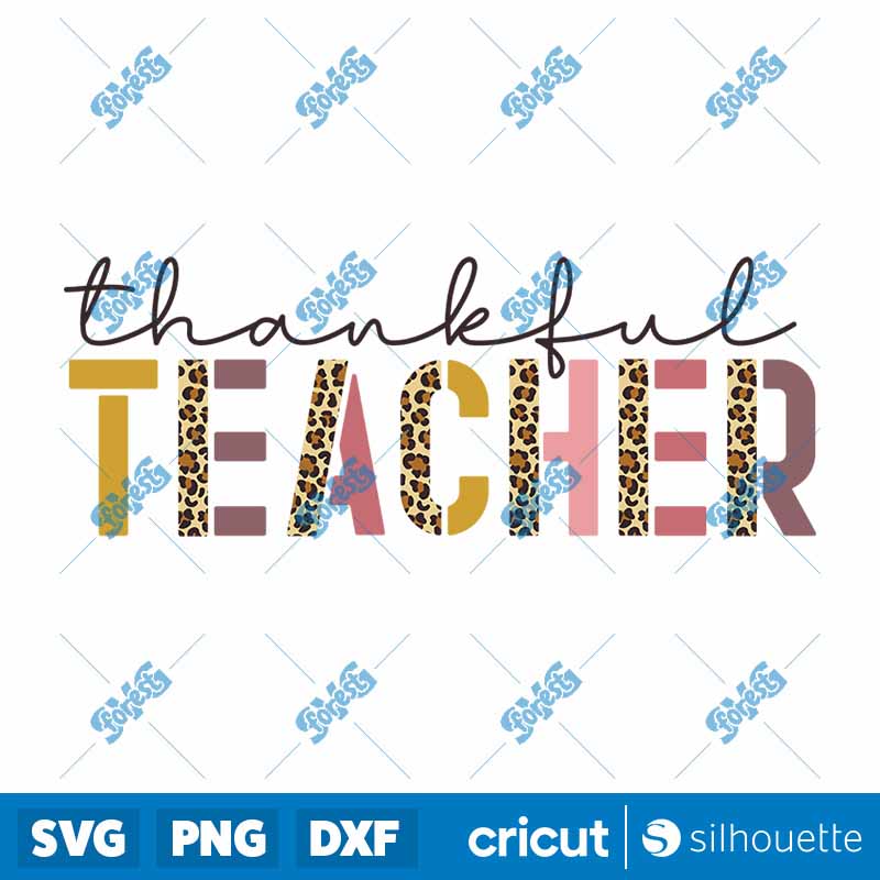 Thankful Teacher SVG