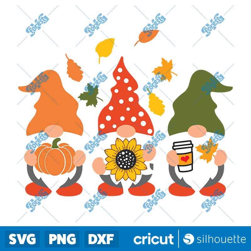 Thanksgiving Gnomes SVG