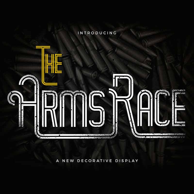 The Arms Race Font