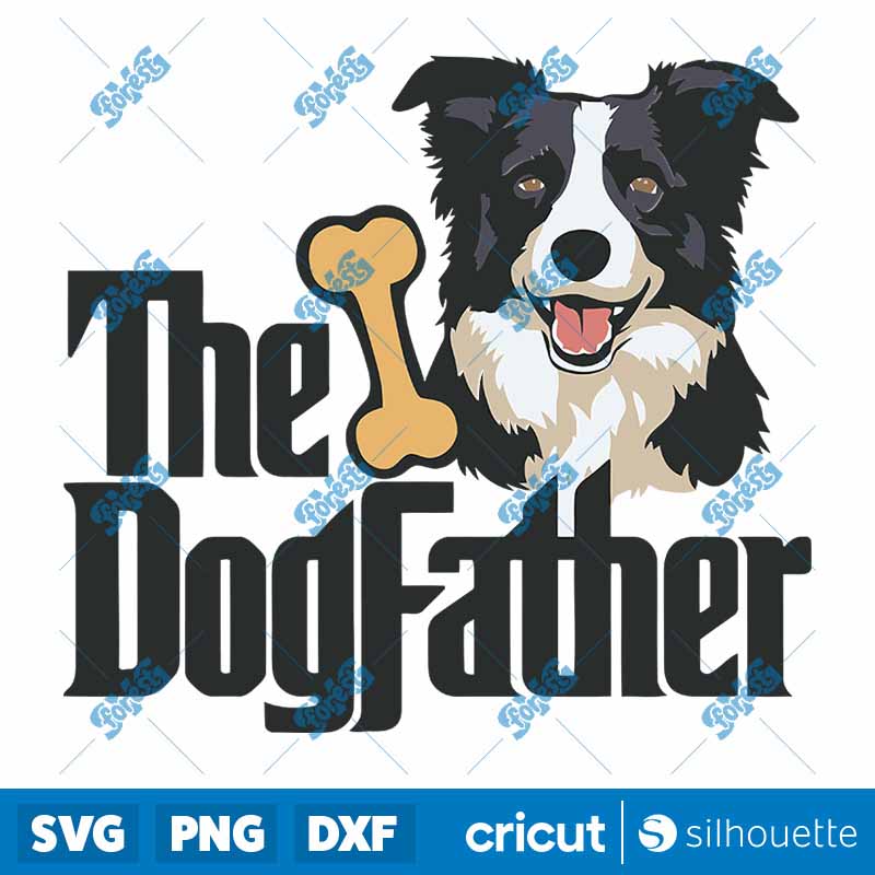 The Dogfather Funny Dog Dad
  SVG