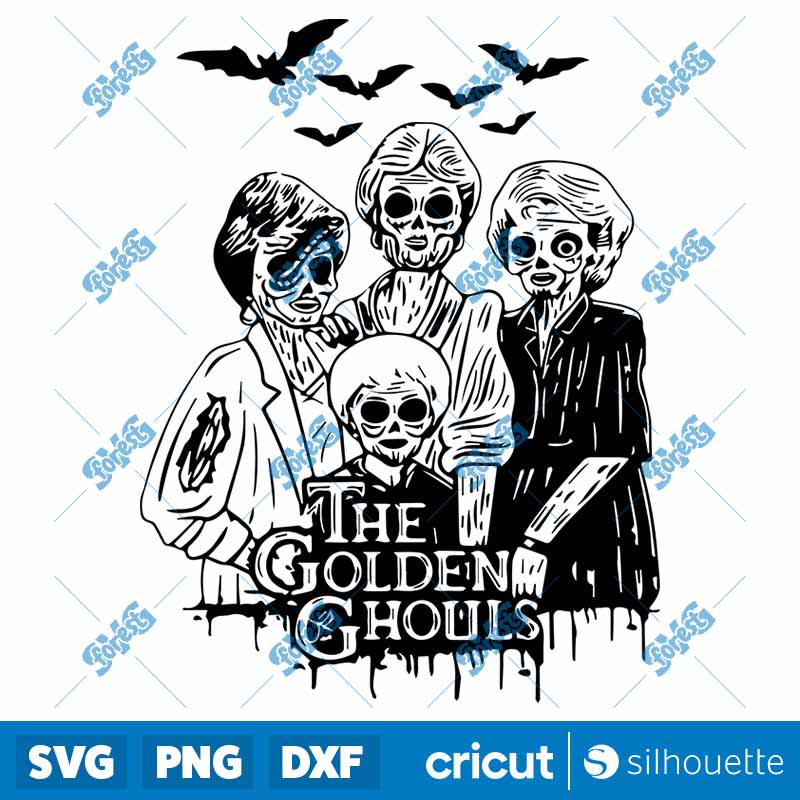 The Golden Ghouls Horror SVG