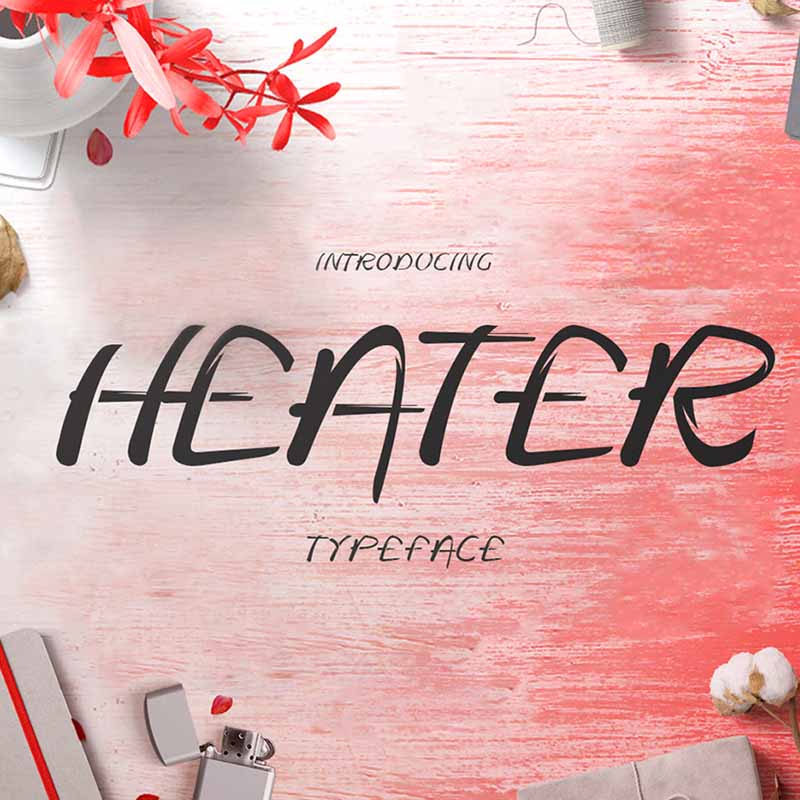 The Heater Font