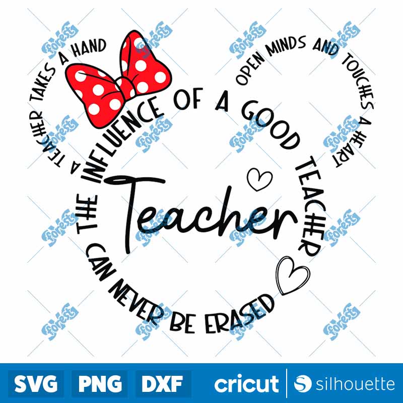 The Influence Of A Good
Teacher Minnie Head SVG