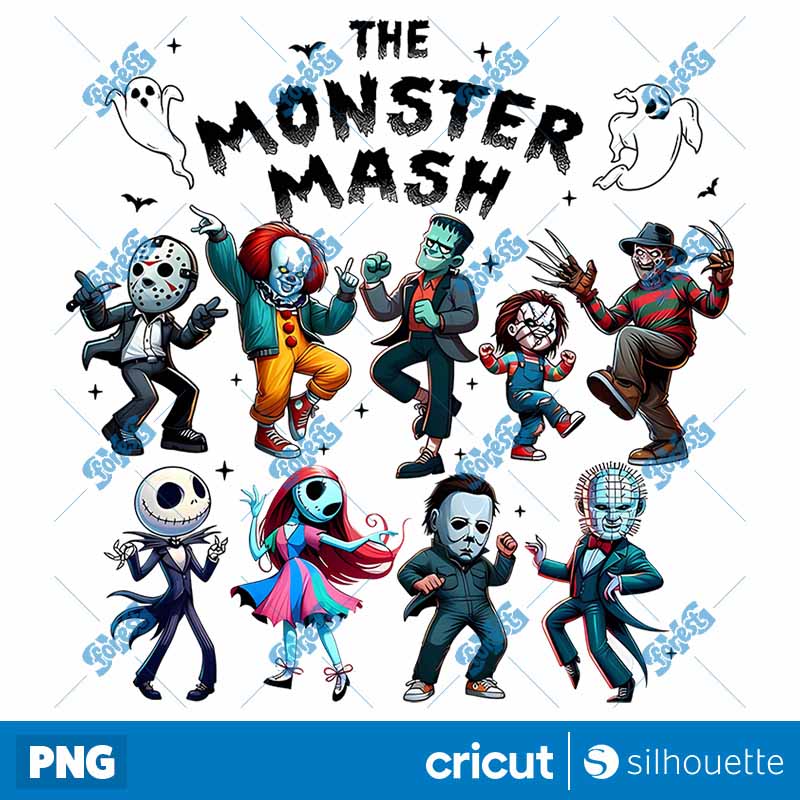 The Monster Mash Horror
Characters PNG