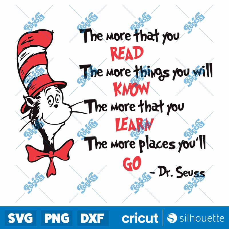 The More That You Read SVG