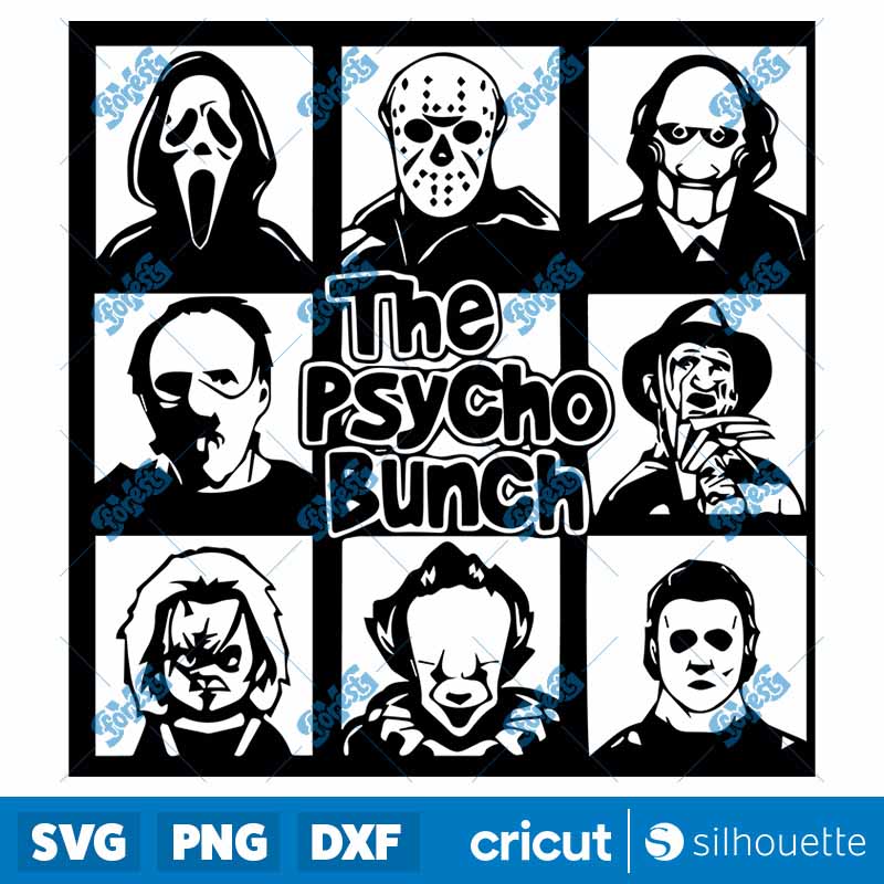 The Psycho Bunch SVG