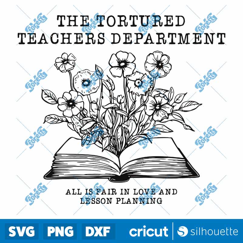 The Tortured Teachers
Department Floral Book SVG