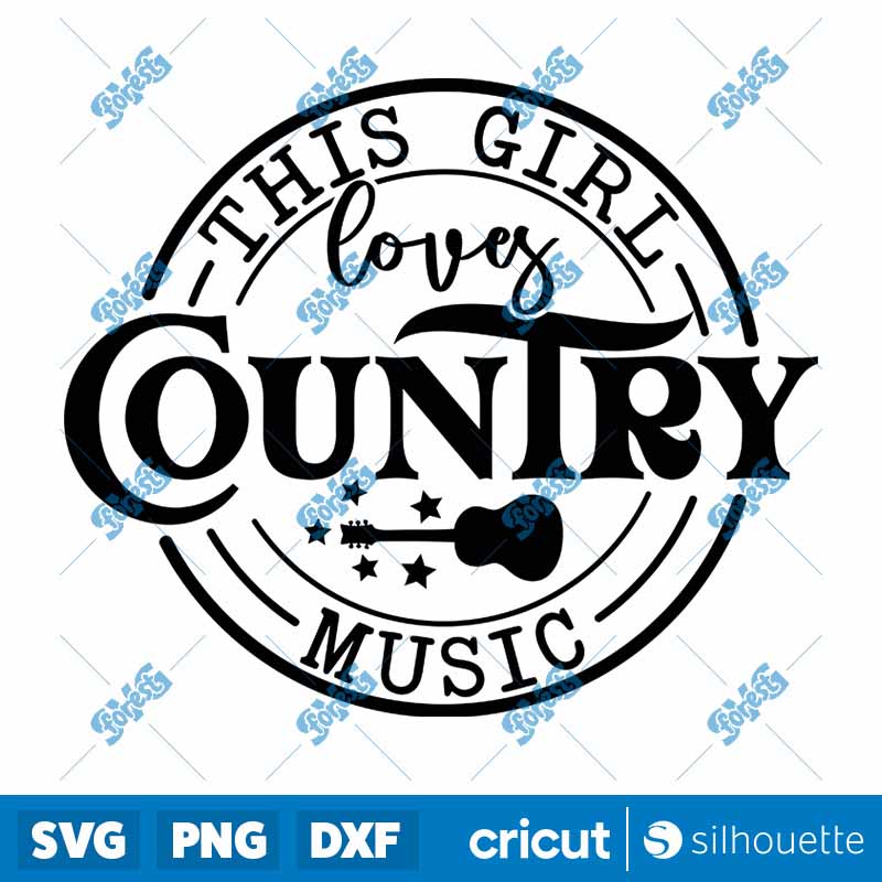 This Girl Loves Country Music
  SVG