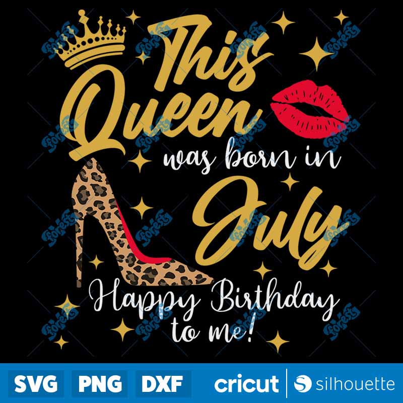 This Queen was born in July
  SVG