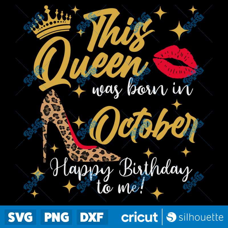 This Queen was born in October
  SVG