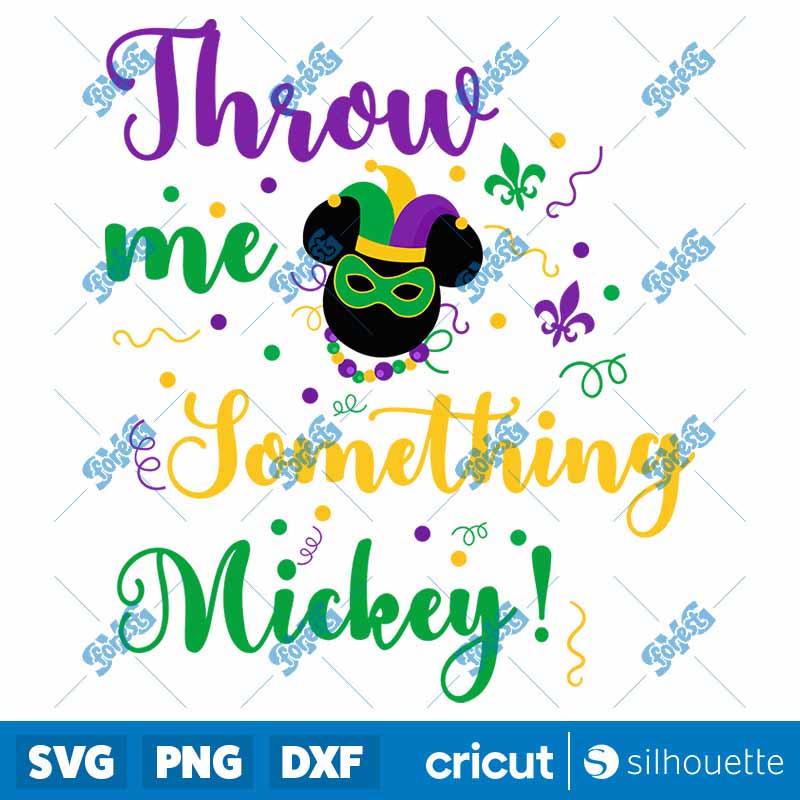 Throw Me Something Mickey
  Mouse SVG