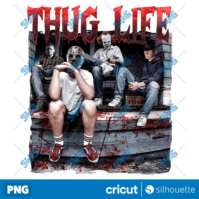 Thug Life Friends Horror
  Characters PNG