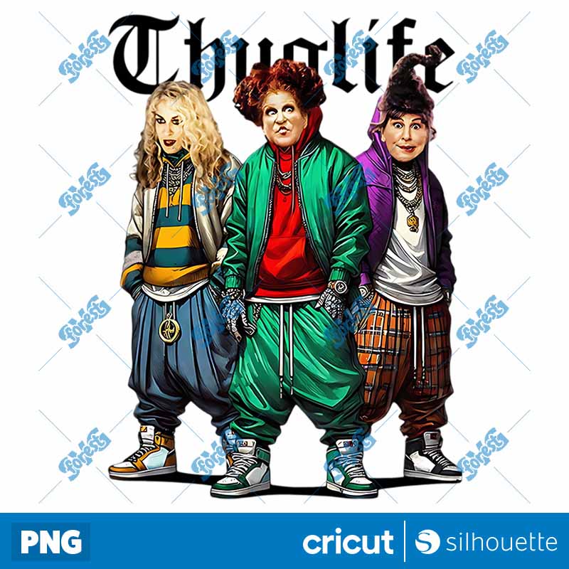 Thug Life Hocus Pocus
  Halloween PNG