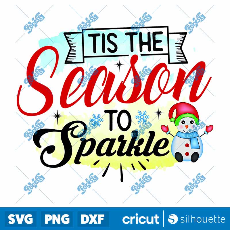 Tis The Season Sparkle
Christmas Snowman PNG