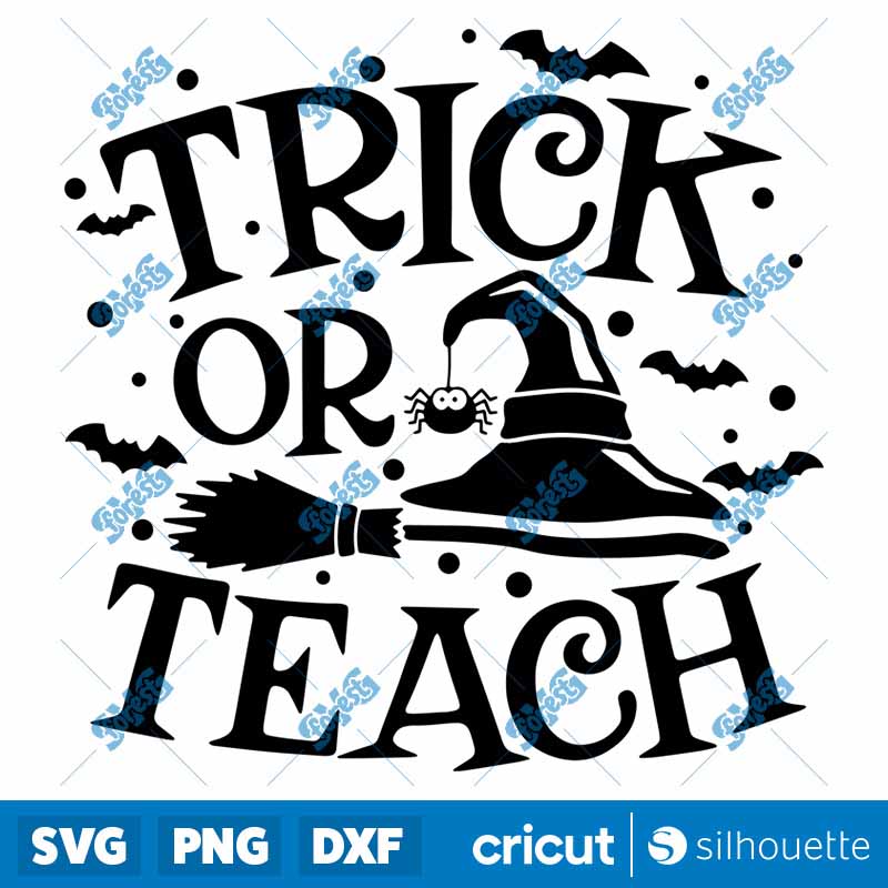 Trick Or Teach Halloween SVG