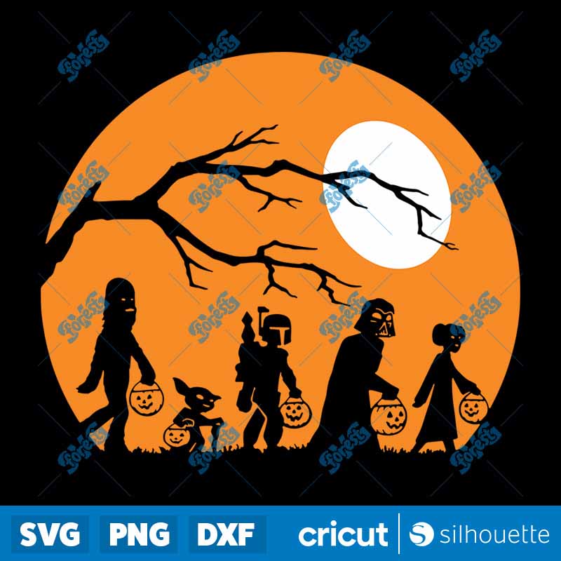 Trick Or Treat Under The Moon
SVG