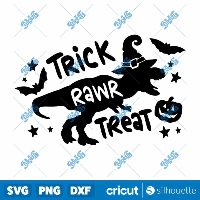 Trick Rawr Treat SVG