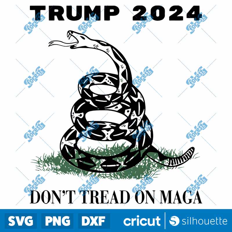 Trump 2024 Don't'tread On Maga
Snake Rattlesnake SVG