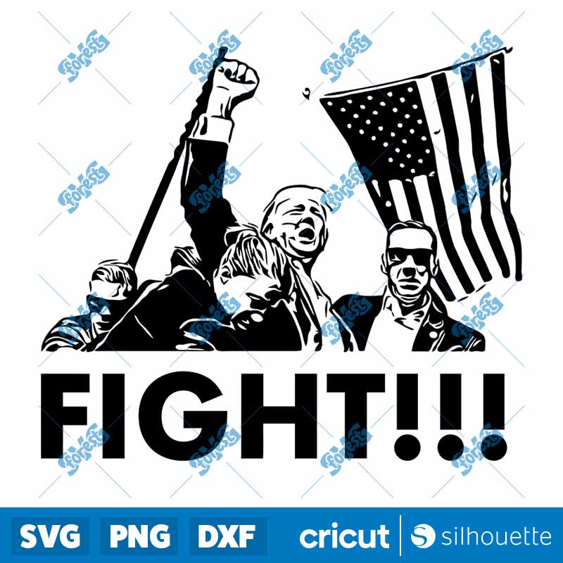 Trump Fight SVG