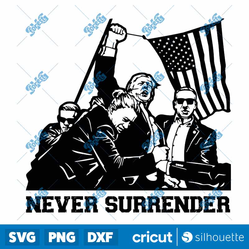 Trump Rally Never Surrender
  SVG