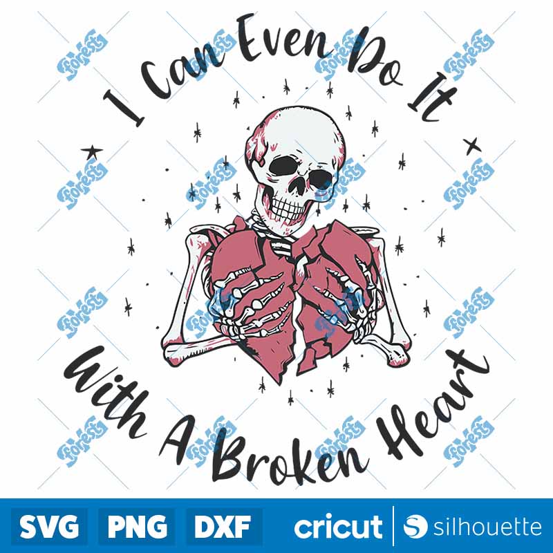 Ttpd Album I Can Even Do It
  With A Broken Heart SVG