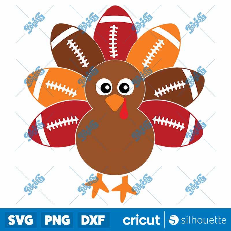 Turkey Football SVG