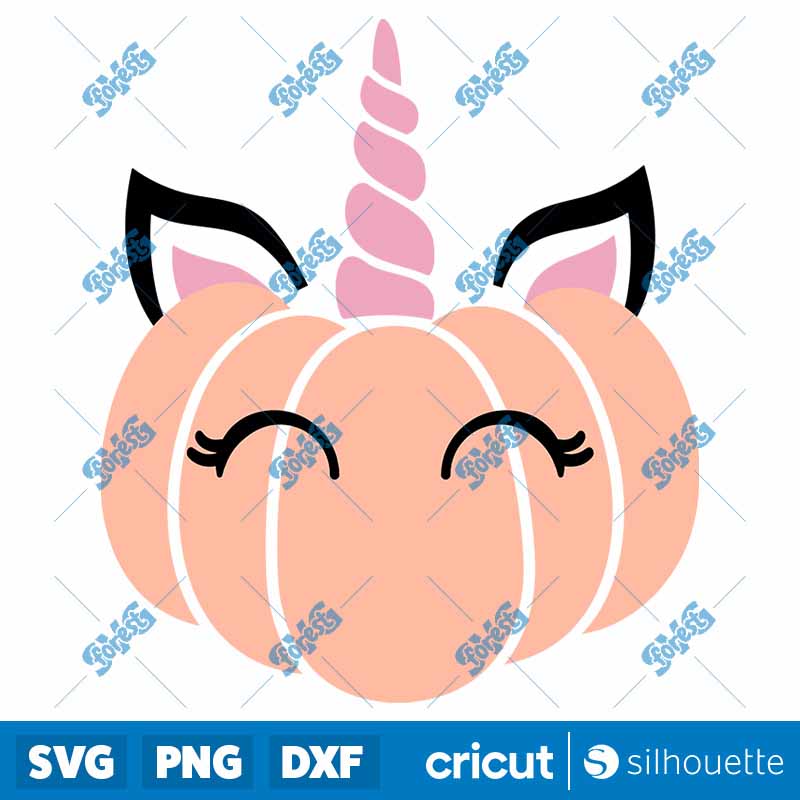 Unicorn x Pumpkin SVG