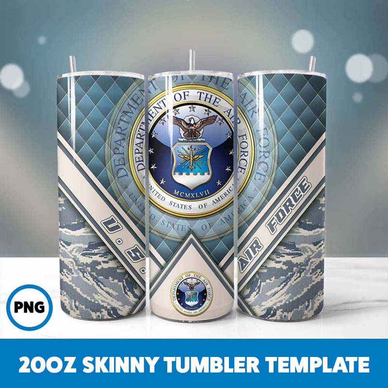 US Air Force Tumbler Wrap