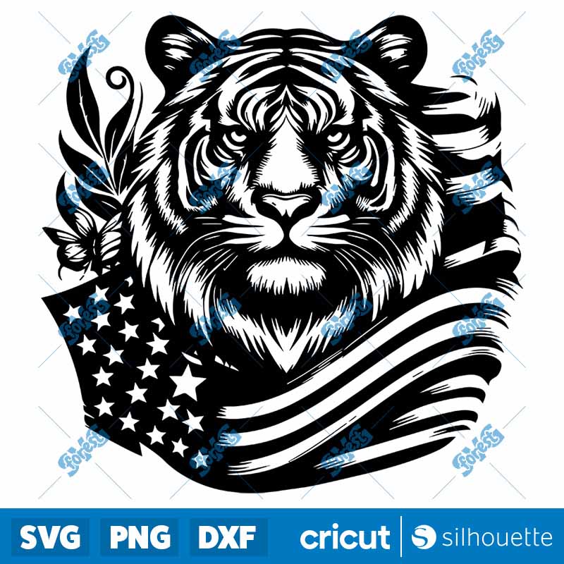 USA Tiger SVG