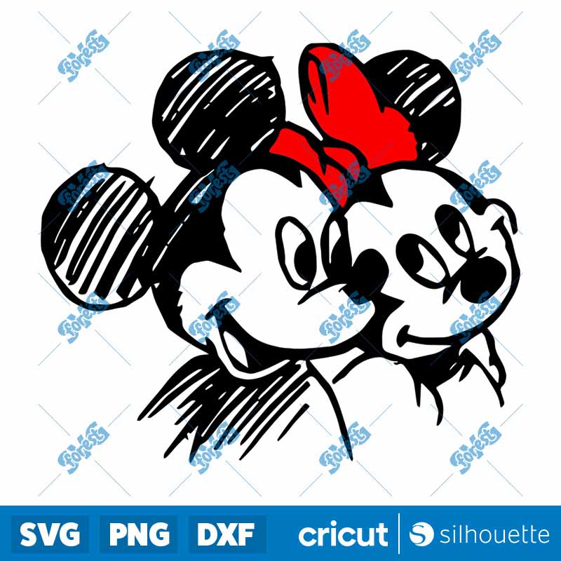 Valentine Cute Disney Mickey
Minnie SVG