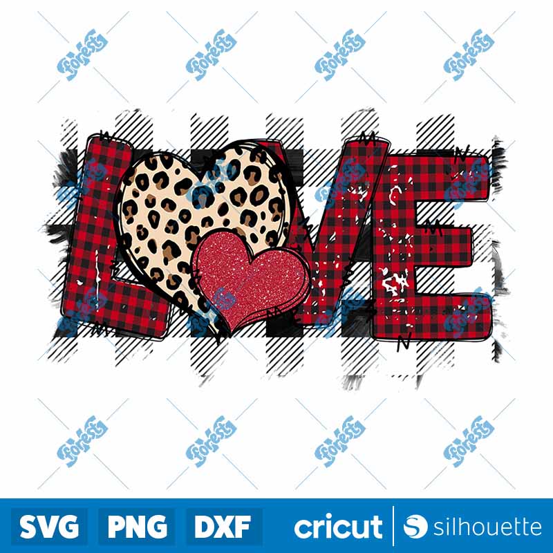 Valentine Leopard Love design