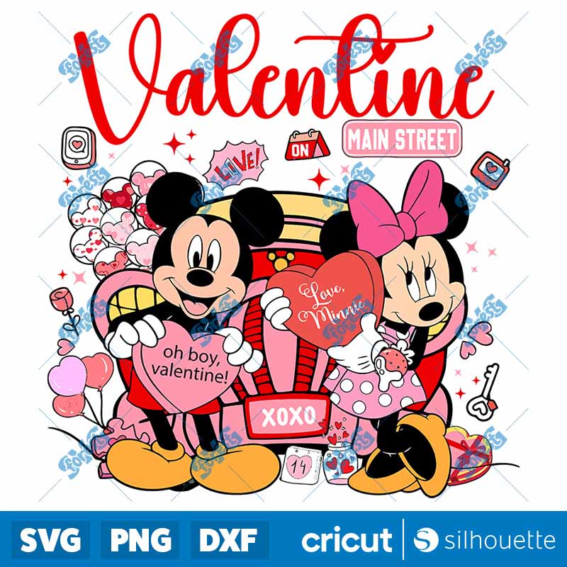 Valentine Main Street Mouse
Couple PNG