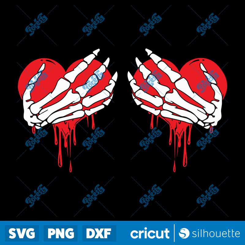 Valentine Skeleton Hands