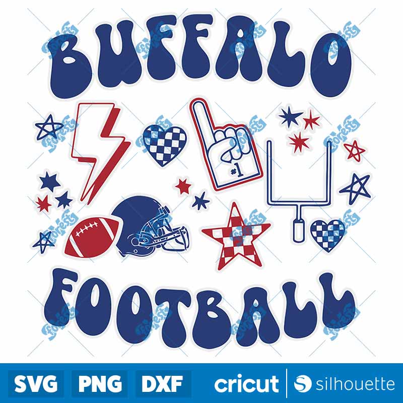 Vintage Buffalo Football Nfl
Team SVG