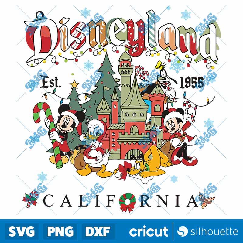 Vintage Disneyland California
Xmas SVG