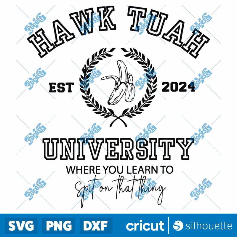 Vintage Hawk Tuah University
  Est 2024 SVG