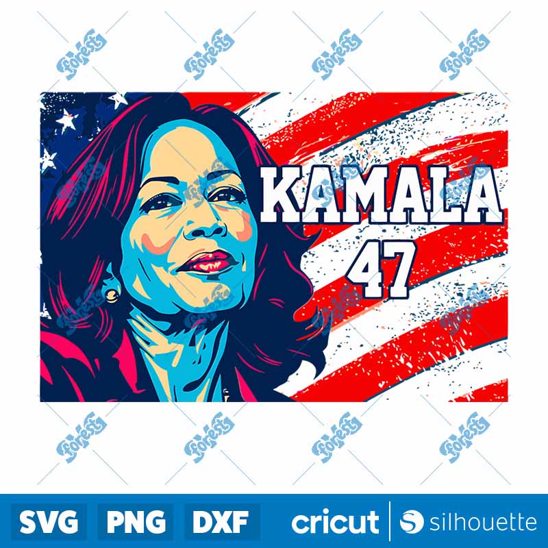 Vintage Kamala 47 For
  President SVG