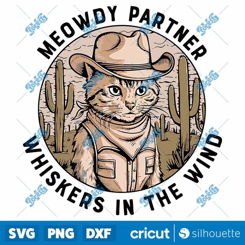 Vintage Meowdy Partner
Whiskers In The Wind SVG