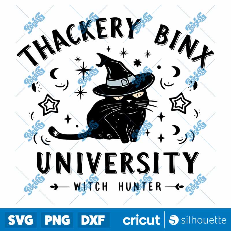 Vintage Thackery Binx
  University Witch Hunter SVG