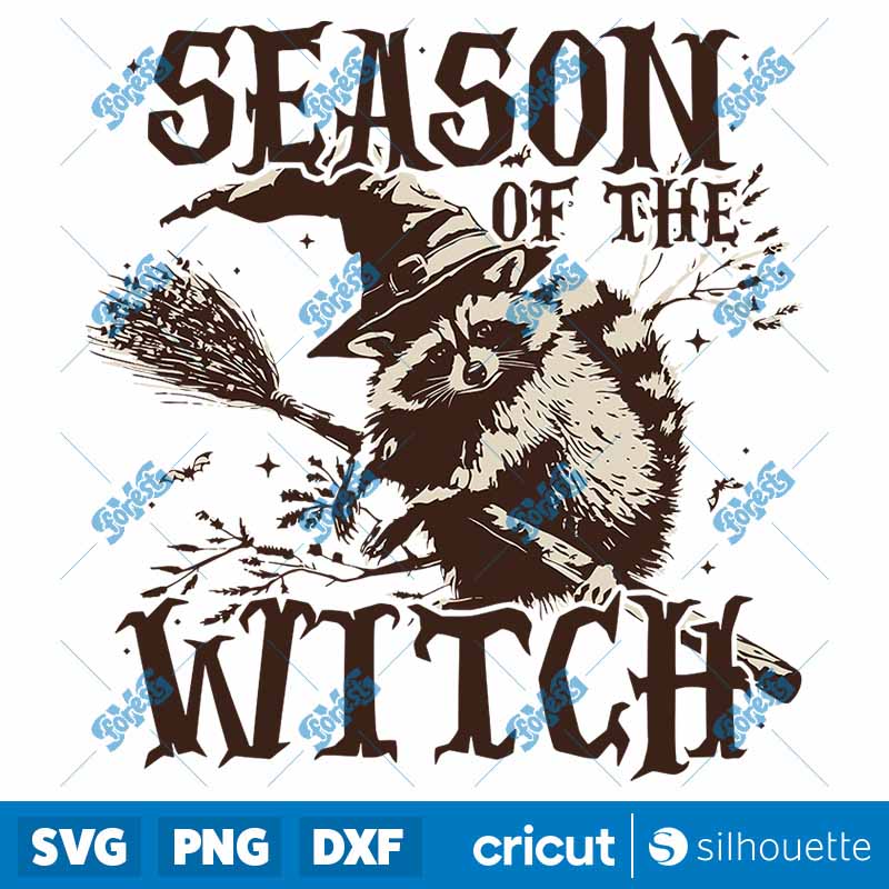 Vintage Witchy Raccoon Season
Of The Witch SVG